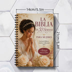 52 Week Devotional Journal (Spanish Edition) cover with size details, about 14 x 21 cm