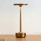 Sleek Cordless Table Lamp in Gold