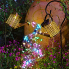 Solar Watering Can Garden Lantern in Multicolor