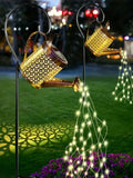 Solar Watering Can Garden Lantern in Warm White