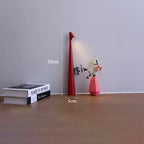 Glow Tube Cordless Lamp in Red, about 33 cm tall