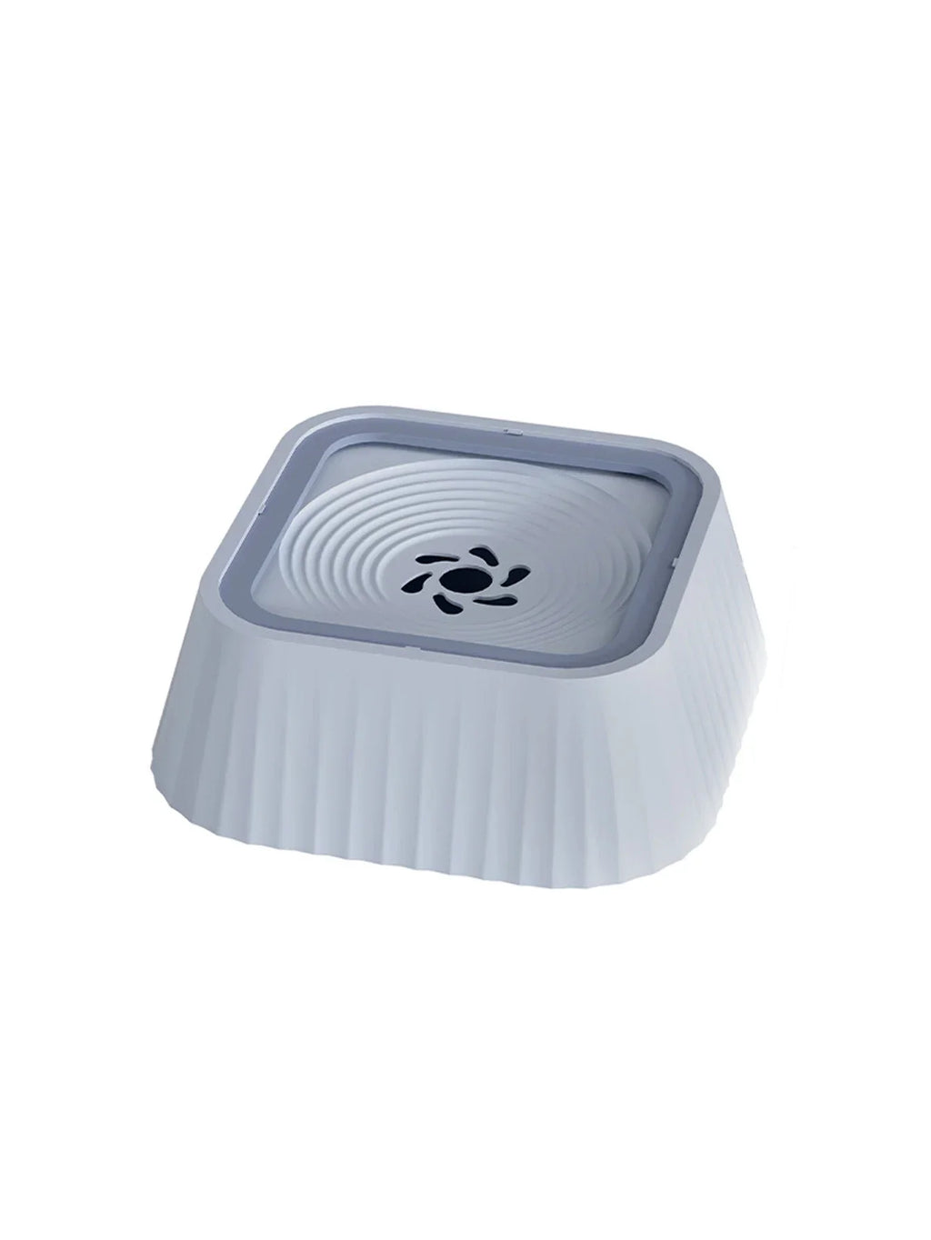 No-Spill Floating Dog Water Bowl in Gray