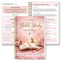 52 Week Bible Study Journal in Pink with inside pages
